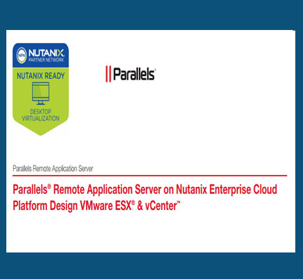 Parallels Remote Application Server on Nutanix Enterprise Cloud Platform Design VMware ESX & vCenter